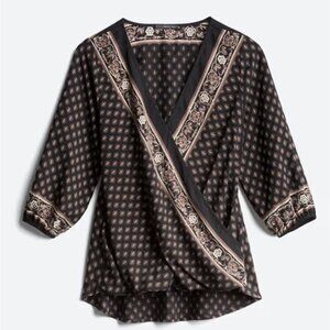 WEST KEI Allan Elastic Sleeve Blouse (S)